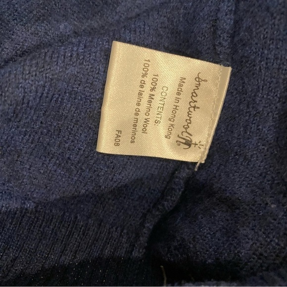 Smartwool mens blue sweater XL - Picture 5 of 7